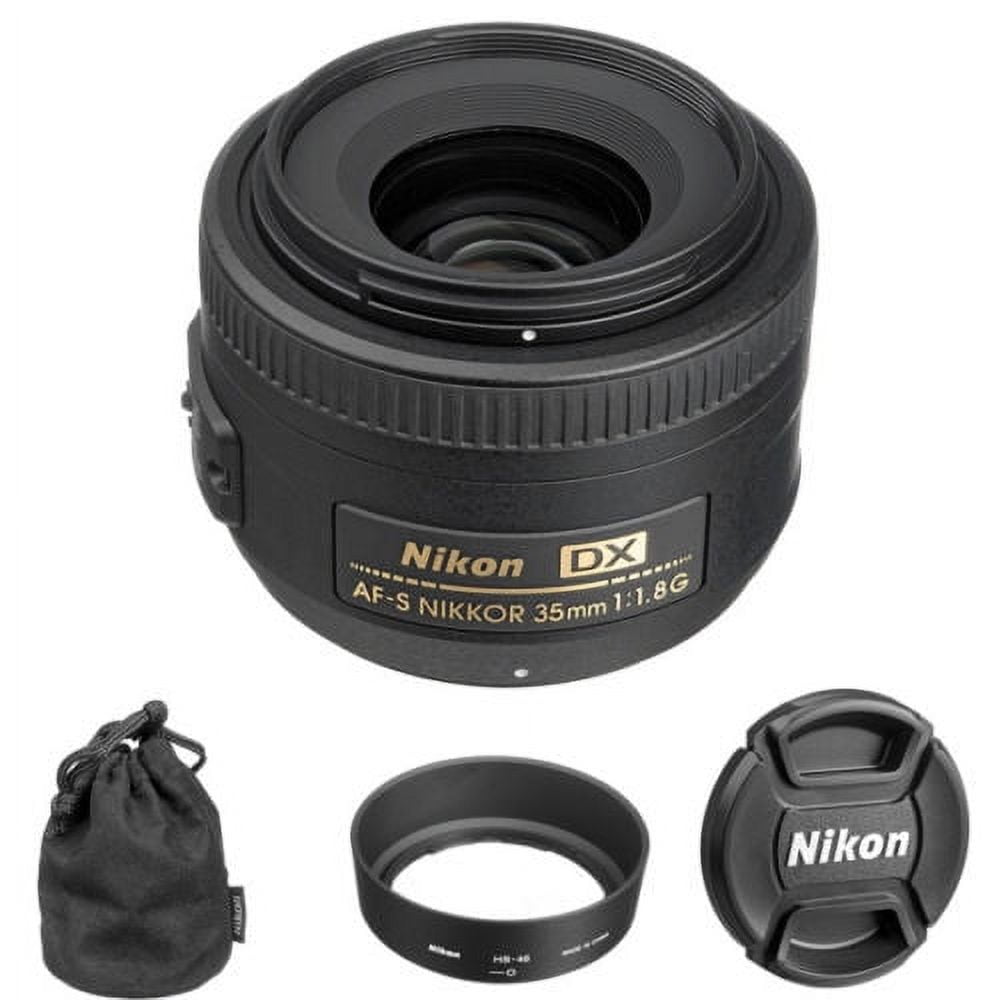 Nikon DSLR AF-S DX NIKKOR 35mm f/1.8G Lens - Walmart.com