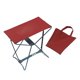 thumbnail image 2 of Taburete de Pesca Plegable, Silla Plegable, Ligero, Suave Y Duradero, Plegable para Acampar, para Picnic, Patio, Fiesta, Senderismo, Barbac Rojo, 2 of 8