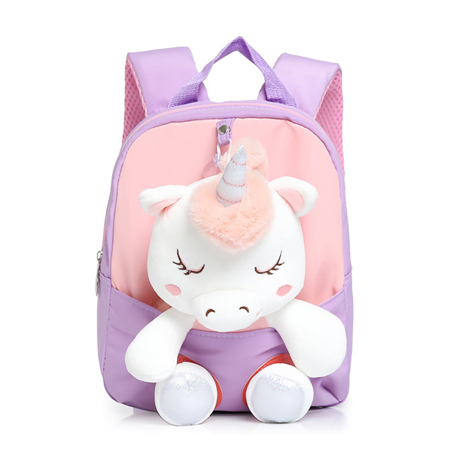 GYRATEDREAM Kids Backpack for 2 3 4 5 6 Years Toddler Girls Backpack with Unicorn Doll Mini