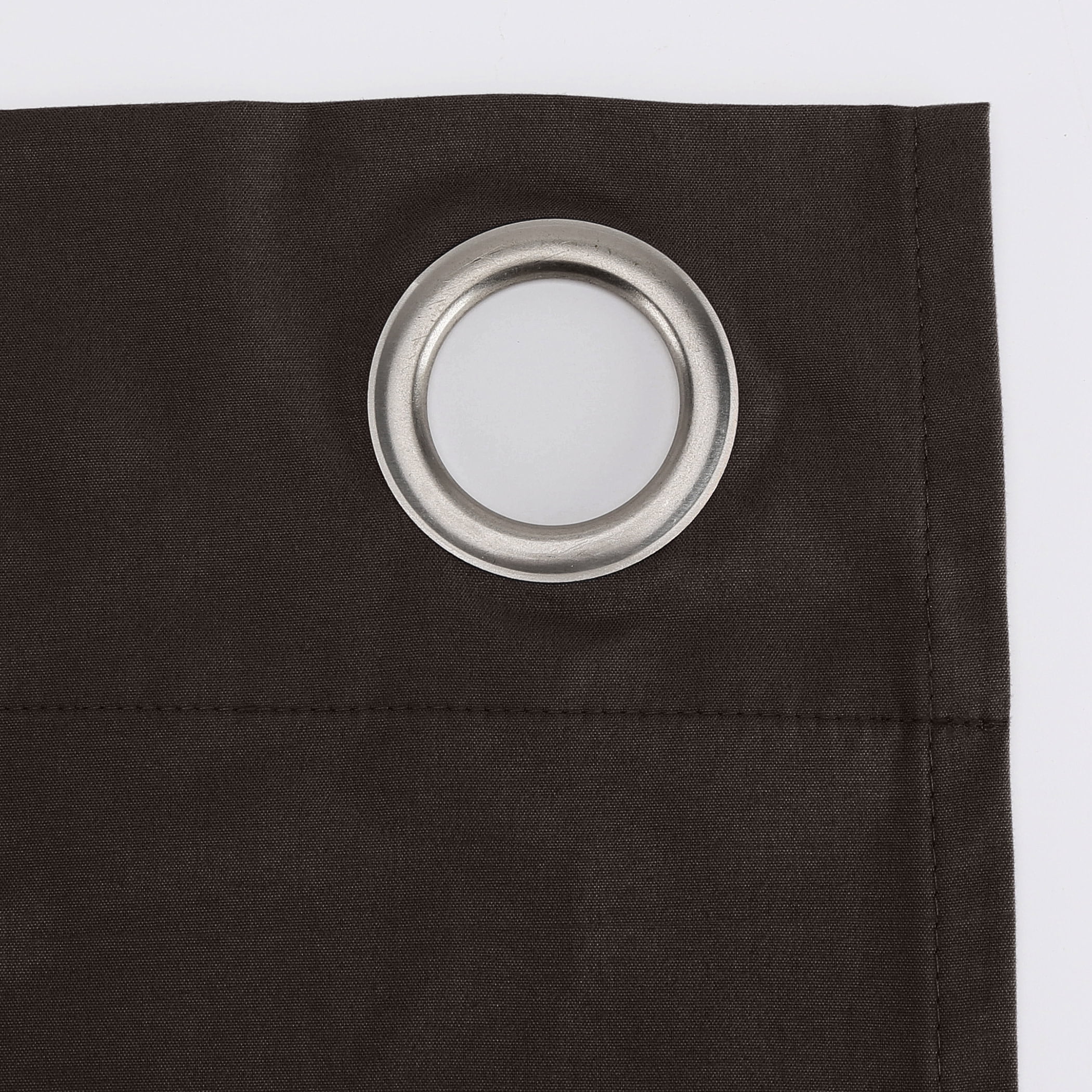 Sun Zero Cyrus Thermal 100% Blackout Grommet Curtain Panel, 40"X96", Cocoa Brown