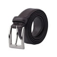 thumbnail image 1 of Gelante Genuine Leather Dress Belts for Men. Single Prong Buckle belt for Suits, Jeans Uniform. BRN-S (30-32), 1 of 5