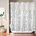 thumbnail image 2 of No Hook Shower Curtain, Abstract Polka Dot Shower Curtains for Bathroom with See Through Top Window, Geometric Dotted Stripes Vintage Waterproof & Washable Bath Curtain 66"x72", 2 of 9