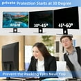 thumbnail image 3 of Computer Private Screen Filter, Computer Private Screen Protector  Blocking 24 Inch Electrostatic Adsorption 16:9 Widescreen  for Computer Displays, 3 of 8