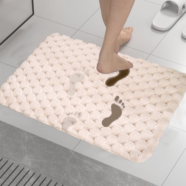 Bathroom Floor Mats Bathroom Doorway Absorbent Carpet Toilet Non-Slip Foot Mats Door Mats Entry Washroom Mats