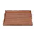 thumbnail image 1 of Bandeja de bambú para servir té, multifunción, decorativa, rectangular, para tocador de hotel, hogar, baño, L, 1 of 14