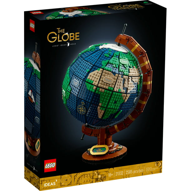 LEGO Ideas The Globe Building Set; Build-and-Display for Adults (2,585 Pieces) - Walmart.com