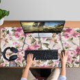 thumbnail image 4 of Long Mouse Pads for Desk,Pioneer Flower Floral Print Pattern Desk Mats on Top Of Desks, Desk Mouse Pad Extra Large with 3mm Non-Slip Base and Stitched Edge for Gaming,Office,Work,Home 47.3"x23.6", 4 of 6