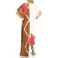 thumbnail image 2 of Sakkas Aggy Womens Dashiki African Print Caftan Dress Maxi Boho Hippie Colorful - Style9-C1Brown - One Size Regular, 2 of 5