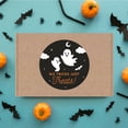 thumbnail image 4 of Koyal Wholesale Happy Halloween Stickers 2 Inch Round 120 Bulk Pk Cute Little Ghosts Labels For Halloween Party Favors, 4 of 5