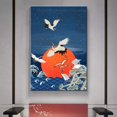 thumbnail image 2 of Wall26-Canvas Wall Art- Chinese Element-Elegant Red-Crowned Crane -Giclee Painting Wall Bedroom Living Room Home Decoration - 12x18 inches, 2 of 4
