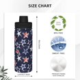 thumbnail image 3 of Hirioo Watercolor Stars for 18oz Sports Insulated Kettle for Gym Hiking Camping Running Mountain Bike Outdoor Sports, 3 of 7