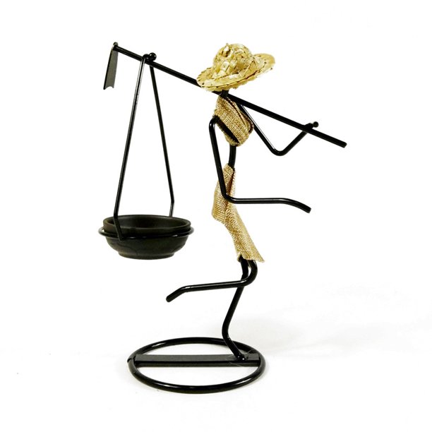 Candelabro de personaje creativo Candelabro de niña idílica