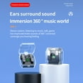 thumbnail image 3 of Go Air Pop True Wireless Bluetooth Earbuds & Charging Case - Pink, Dual Connect, IPX4 Sweat Resistance, Bluetooth 5 Connection, 3 EQ Sound Settings Signature, Balanced, Bass Boost(Black), 3 of 5