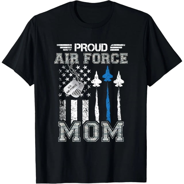 Camiseta de Regalo para Mamá del Graduado de la Fuerza Aérea EE.UU. - Talla Extra Grande a 4XL - Mujer