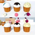 thumbnail image 4 of Wooden Simulation Macaron Coffee Tea Set Afternoon Tea Kitchenware Birthday Double Cake Food Model Kitchen Pretend Food Toy Girl, 4 of 6