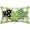 Green, variant on St Patricks Day Clover Buffalo Plaid Throw Pillow Cover, 12 x 20 Inch Polka Dot Shamrock Cushion Case Decoration for Sofa Couch