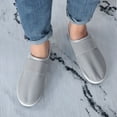 thumbnail image 3 of Dakaela Mules for Women 2025 Summer Mesh Slip on Shoes Air Cushion Orthopedic Backless Sneakers Grey 10, 3 of 7