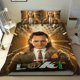 thumbnail image 1 of Loki Conjunto de sábanas temático, trío de piezas, cómodo y amigable con la piel, diseño único, regalo de decoración para el hogar para familiares, amigos y fans,135cm *200cm, 1 of 6