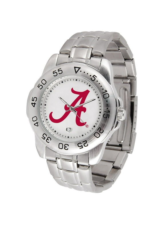 White Alabama Crimson Tide Sport Steel Watch