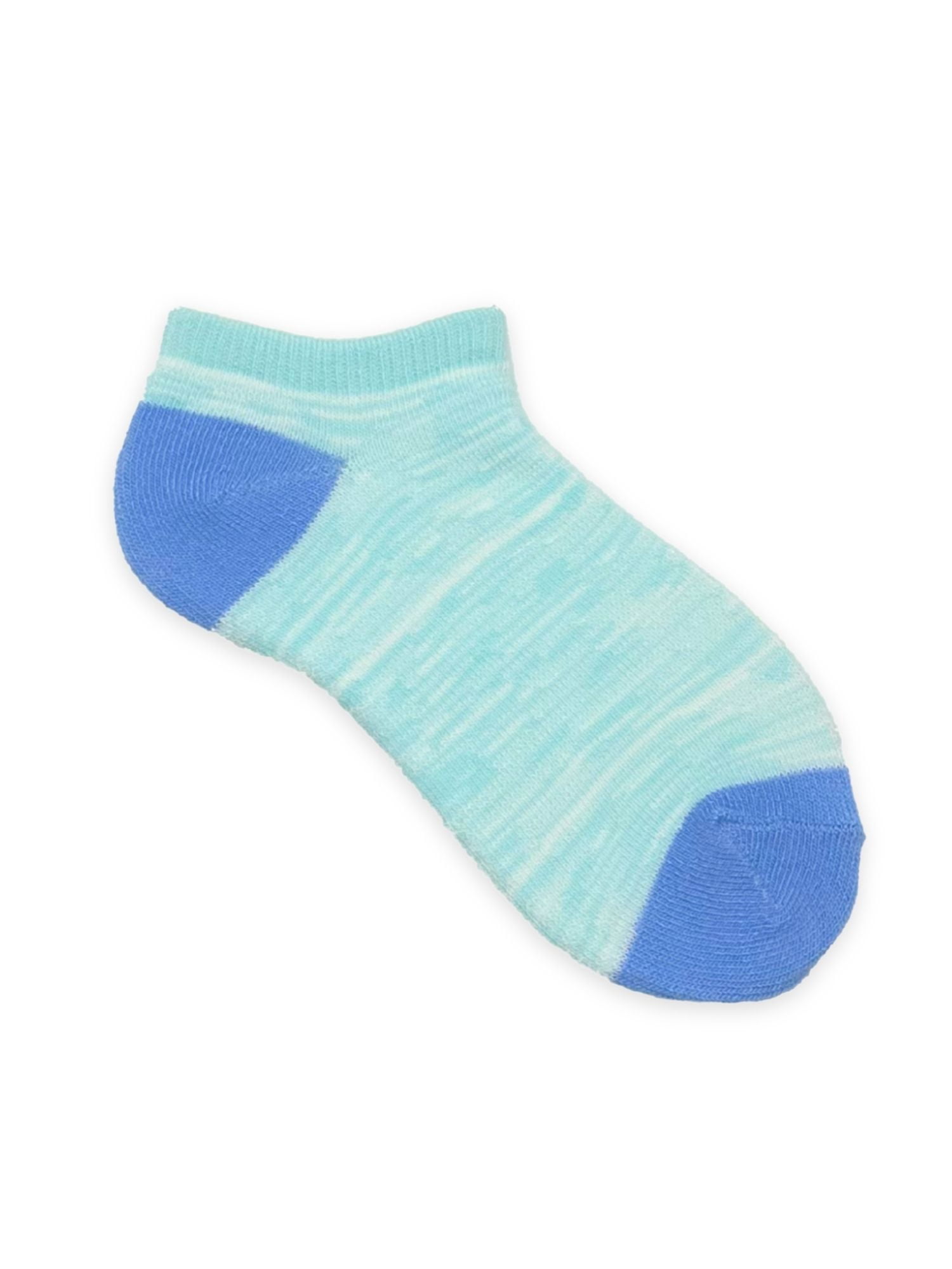 Wonder Nation Girls No Show Fashion Socks, 6-Pack, Sizes S-L