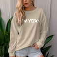thumbnail image 3 of Women's 330g 100% Cotton New York Graphic Crew Neck Sweatshirt, 3 of 14