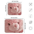 thumbnail image 3 of Pink Cute Bear Dish Drying Mat Dish Drainer Rack Mats Water Absorbent Non-Slip Easy Clean Heat Resistant for Kitchen Counter, 3 of 8