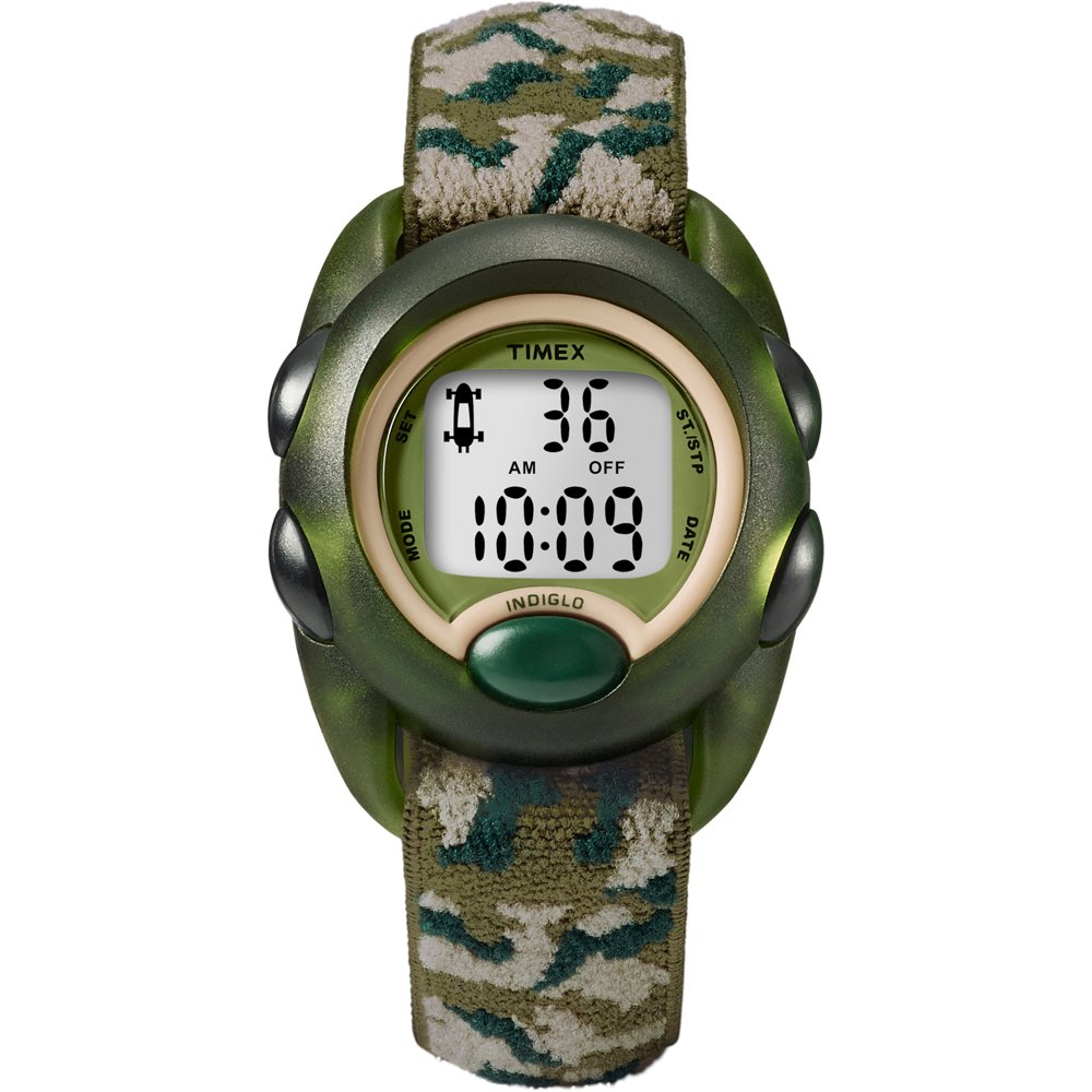 Timex TIMEX TIME MACHINES® 34mm Camo Elastic Fabric Kids Digital