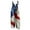 Blue, variant on hoksml Women's Bib Jumpsuit Independence Day Print Sleeveless Overalls Loose Casual Two-pocket Romper 2025 on Clearance