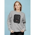 thumbnail image 2 of Couple Silhouettes Sweatshirt Women -Image by Shutterstock, Female 3X-Large, 2 of 4