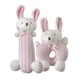 thumbnail image 1 of Sonajas Bebe Dara Baby Juego 2 pzas Felpa Extra Suave Juguete Conejo Jug0020, 1 of 5