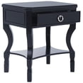 thumbnail image 3 of SAFAVIEH Alaia Modern Glam One Drawer Night Stand, Navy, 3 of 14