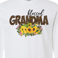thumbnail image 4 of Inktastic Blessed Grandma Sunflowers and Leopard Print Long Sleeve T-Shirt, 4 of 5