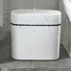 thumbnail image 3 of Injueey Práctico cubo de basura inteligente, duradero y elegante, que simplifica la eliminación diaria de residuos y ahorra espacio. Suministros de limpieza para el hogar 12L Tapa blanca, 3 of 6