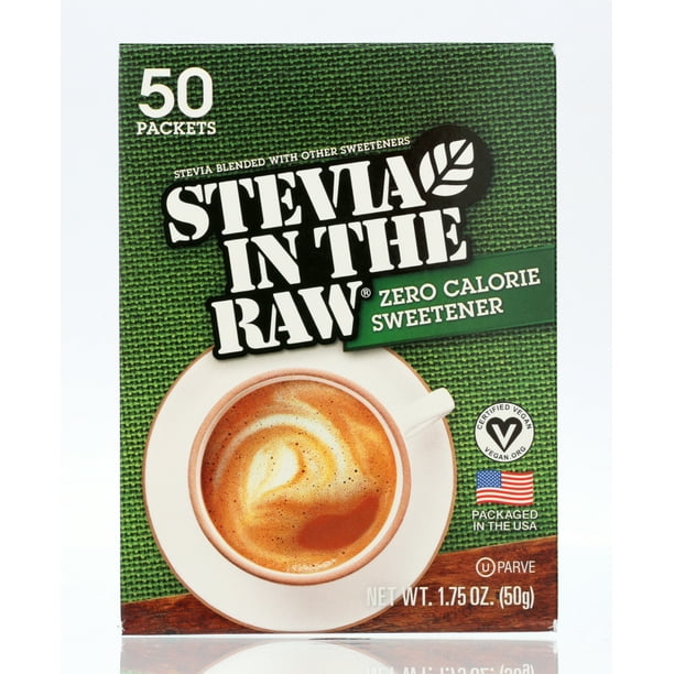 Stevia In The Raw Sweetener Packets, 50 Ct