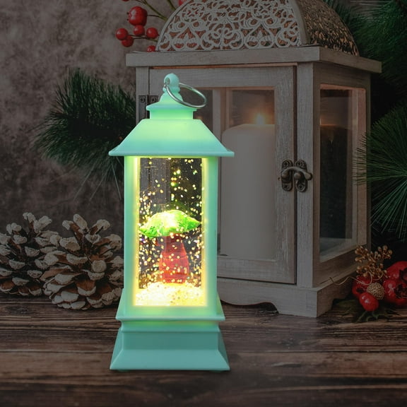 Hytrove 1Pack Ocean Room Decor Crystal Lantern Light with Powered