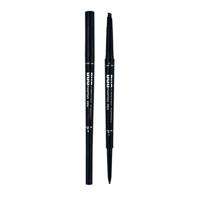 Tachiuwa 2 Pcs X Crayons à Sourcils Double Tête - Brun Rougeâtre