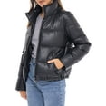 thumbnail image 3 of S.E.B. by Sebby Faux Leather Puffer Jacket (Women’s), 3 of 6
