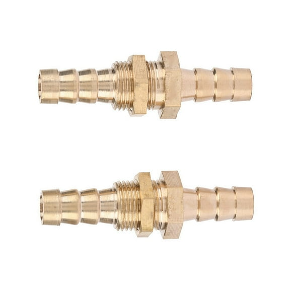 Brass Bulkhead Pipe Fitting, Brass Pipe Fitting Delicate Functional Easy Operation With High Performance For CNC Machining For Engineer For Automatic Lathe