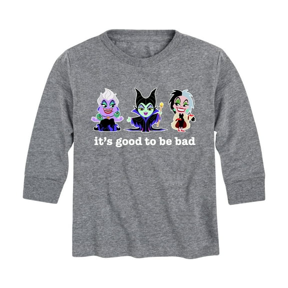 Disney Villains - It's Good To Be Bad - Toddler And Youth Long Sleeve Graphic T-Shirt
