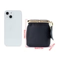 thumbnail image 3 of Portable Leather Small Cosmetic Case Retro Coin Pouches Small Jewelry Case for Rings Earrings Keys Lipstick Accessories, 3 of 9