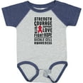 thumbnail image 3 of Inktastic Sickle Cell Awareness Strength Courage and Support Boys or Girls Baby Bodysuit, 3 of 5