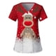 thumbnail image 2 of Camisetas navideñas de Acción de Gracias, uniformes, uniformes estampados de manga corta, uniformes médicos para mascotas, camisetas de manga corta para mujer, uniforme de trabajo, 2 of 5