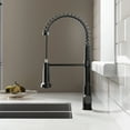 thumbnail image 6 of Nouvet Single Handle, Pull-Down Kitchen Faucet in Matte Black, 6 of 10