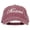 Maroon, variant on Miami City Embroidered Washed Buckle Cap - Navy OSFM