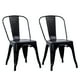 thumbnail image 1 of Juego de 2 sillas de jardín Stay Elit apilables 18 Pulgadas Altura del Asiento metal Capacidad de Peso 150 kg Color negro, 1 of 6