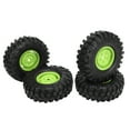 thumbnail image 1 of RC Off Road Vehicle Tires, Uneven  Texture 1.9 Inch RC Tyre Rubber  For RC Off Road Vehicle Black,White,Green,Red, 1 of 8