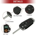 thumbnail image 4 of Control remoto de entrada sin llave N5FA08TAA para Ford Fusion 2013 2014 2015 2016 2017 315MHz Kit de control de automóvil herramienta DIY 4 botones negro, 4 of 7