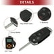 thumbnail image 4 of Control remoto de entrada sin llave N5FA08TAA para Ford Fusion 2013 2014 2015 2016 2017 315MHz Kit de control de automóvil herramienta DIY 4 botones negro, 4 of 7