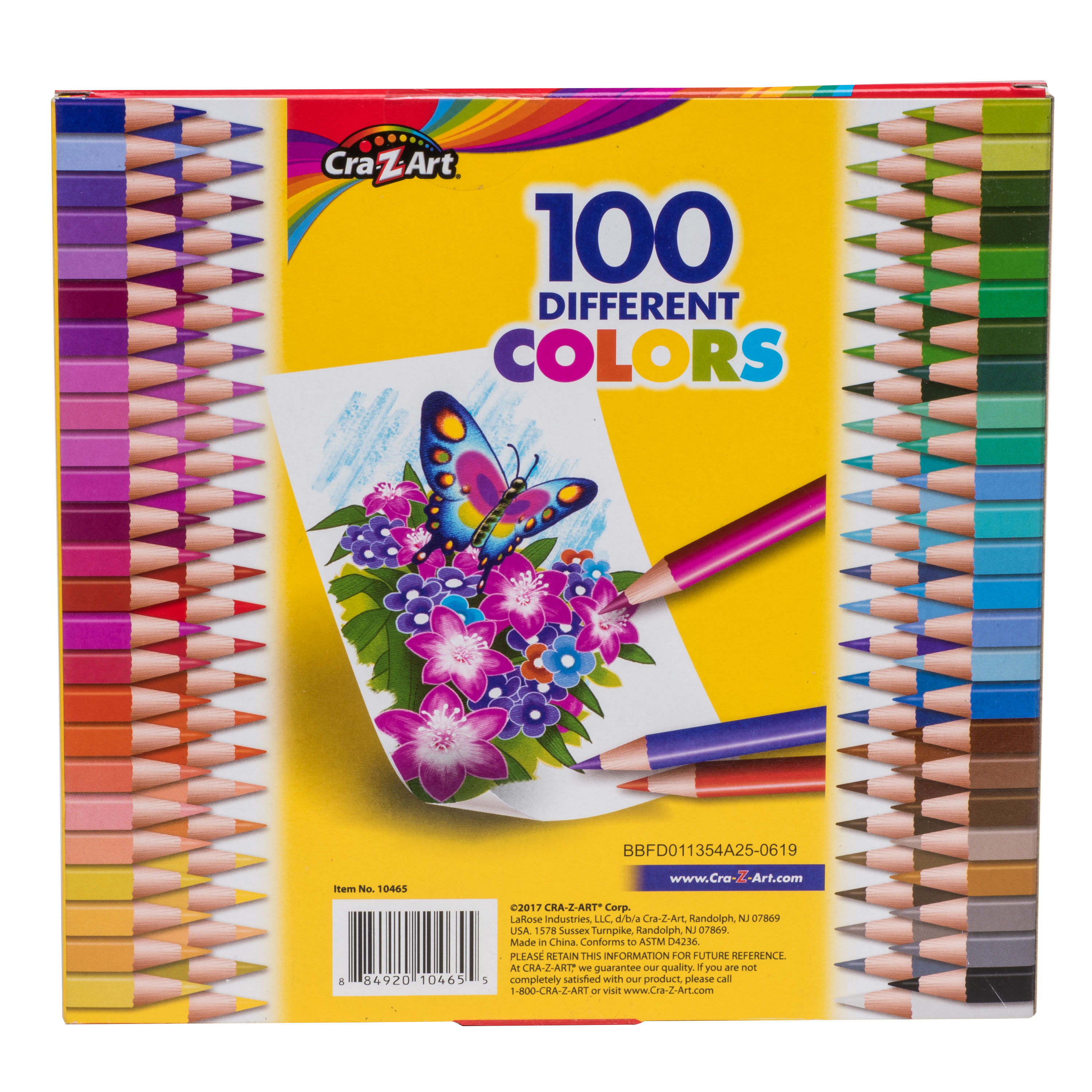 Cra-Z-Art 100-Count Real Wood Colored Pencil Set photo 3