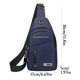 thumbnail image 3 of Bolso de Pecho para Hombre, Bandolera, Versátil, Informal, Pequeño, Multifuncional, para Correr, Deportes, Mochila de Pecho, 3 of 3